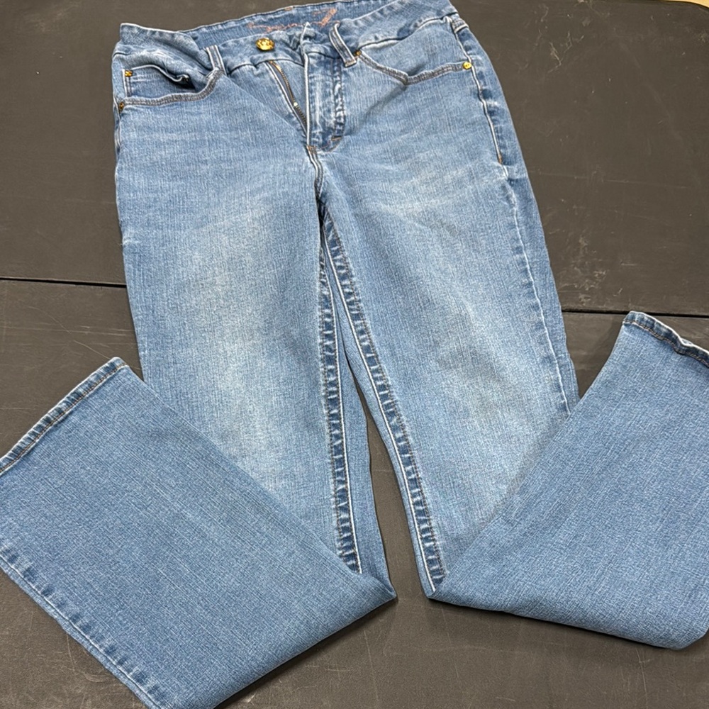 Seven7 Blue Straight Leg Jeans Classic Style
